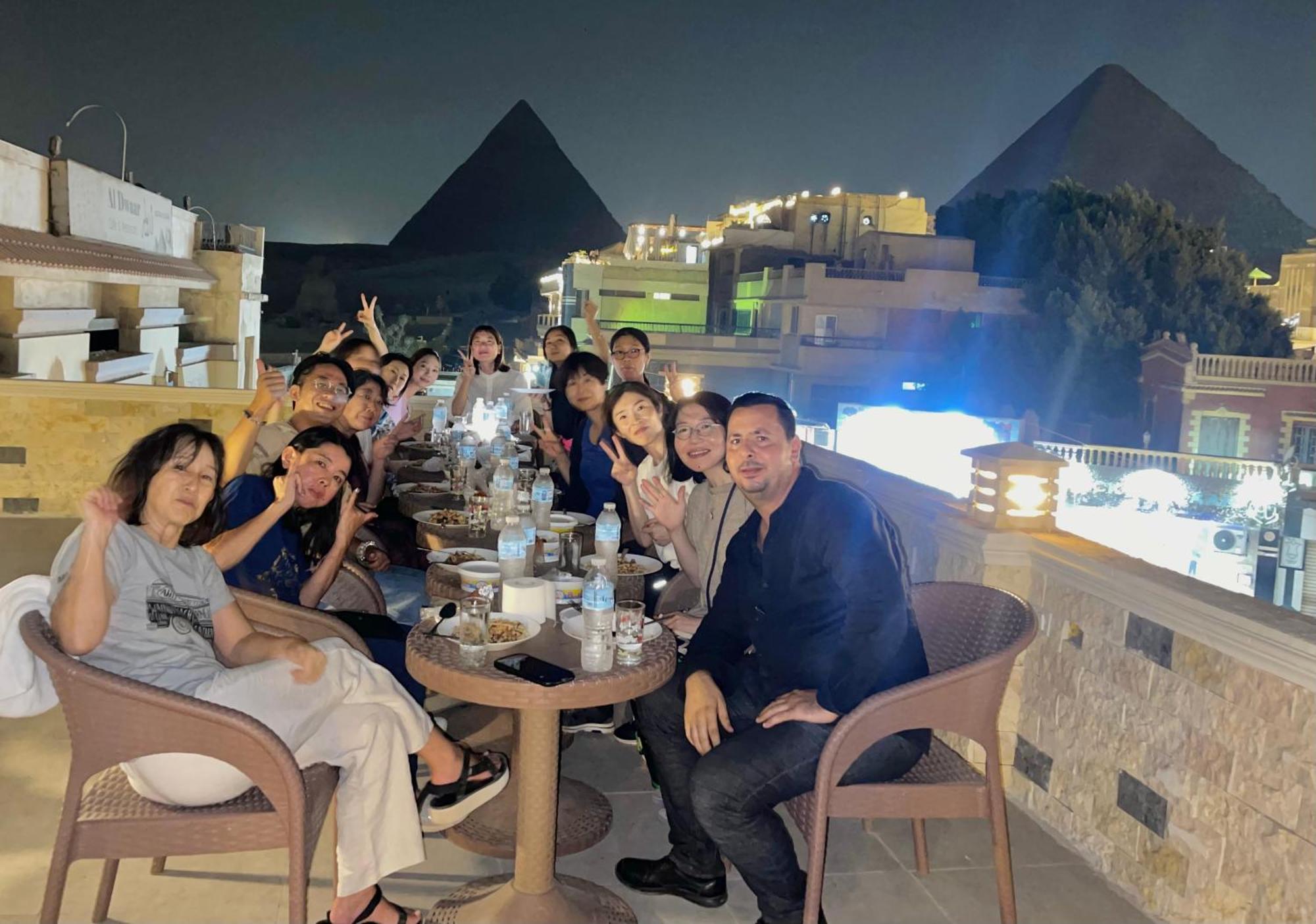 King Ali Pyramids View Inn Kafret el-Gabal Zewnętrze zdjęcie