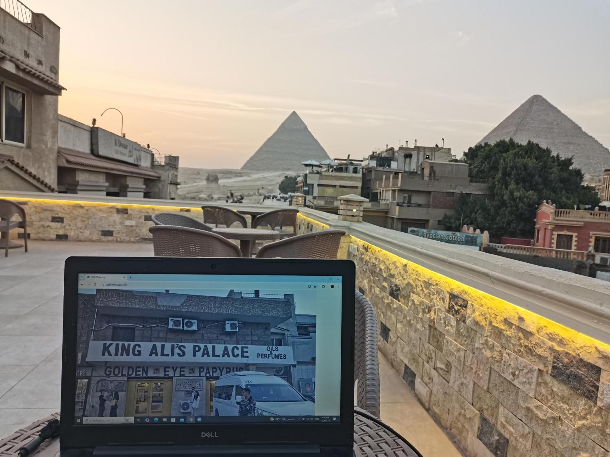 King Ali Pyramids View Inn Kafret el-Gabal Zewnętrze zdjęcie